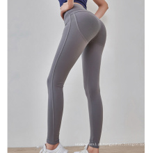 Calças de ginástica de corrida de secagem rápida calças leggings de ioga para mulheres spandex